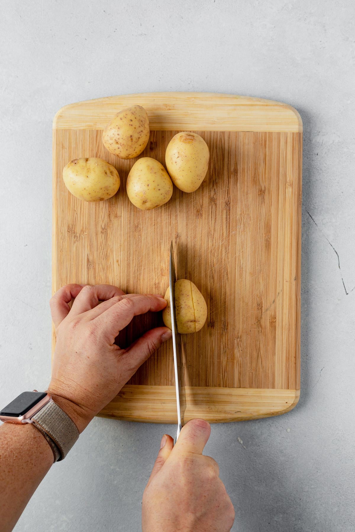 how to cube potatoes for breakfast potatoes