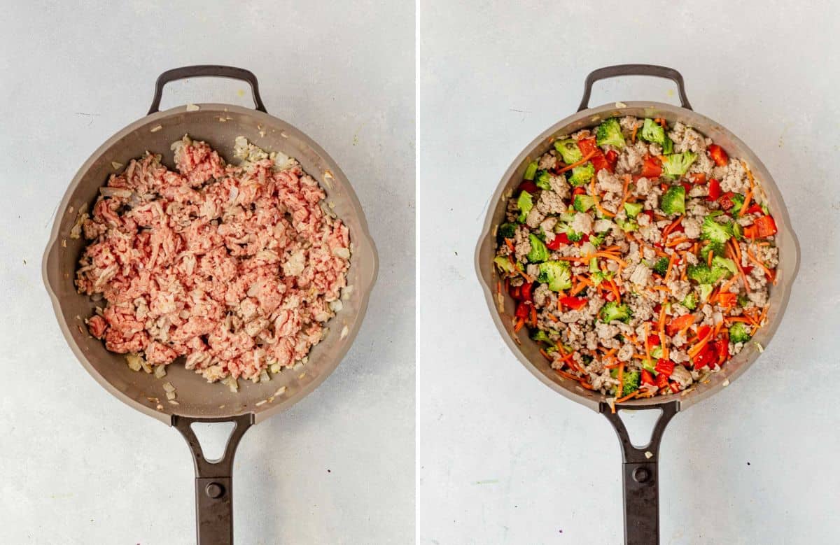 how to make a teriyaki turkey rice bowl